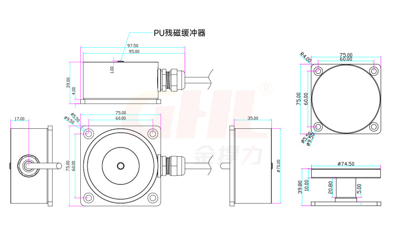 GHL-680 IP68防水型150KG墙装电磁门吸-尺寸.jpg